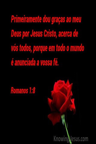 Romanos 1:8 (black)